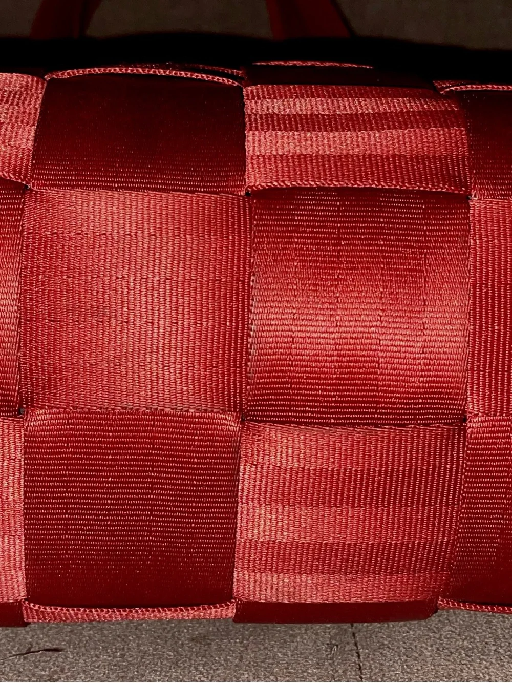 Harvey’s Original Seatbelt Bags Burgundy Red Tote & Mini Purse  Red
